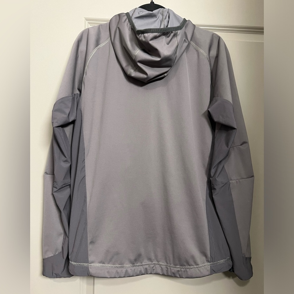 Mammut Mens M Lightweight Packable Lemah Hoodie Hiking Trail Rain Jacket Gray - Picture 9 of 12